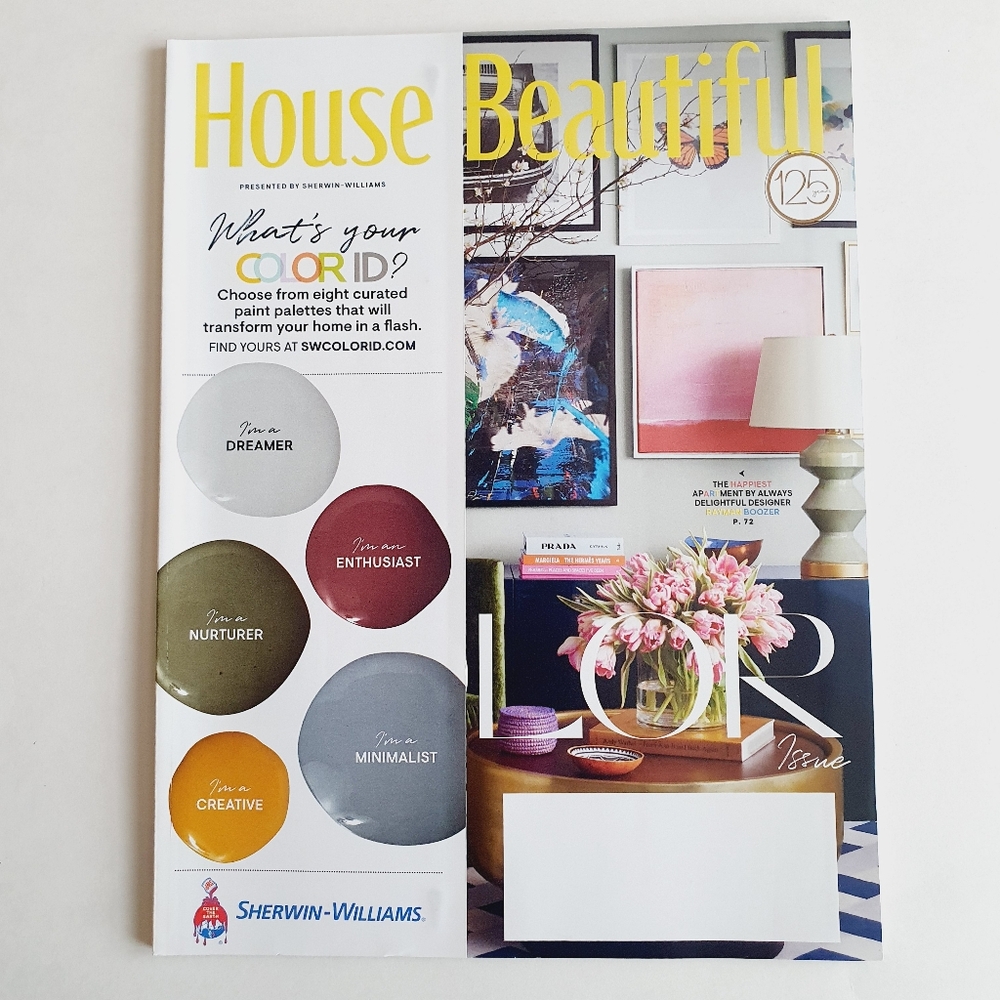 House Beautiful Magazine April, 2021 - The Color Issue